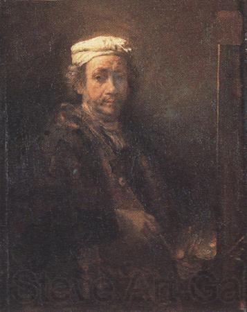 REMBRANDT Harmenszoon van Rijn Self-Portrait (mk33) Spain oil painting art